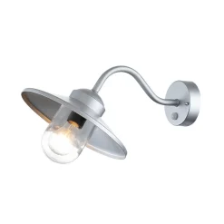 Kinkiet zewnętrzny z czujnikiem ruchu Klampenborg (KLAMPENBORG-PIR-SIL) - Elstead Lighting