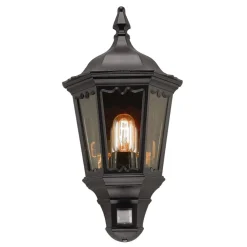 Kinkiet zewnętrzny z czujnikiem ruchu Medstead (MD7-PIR-BLACK) - Elstead Lighting