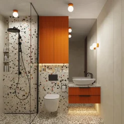 Kinkiet ZORI pomarańczowy IP44 (SL.1893) - Sollux Lighting