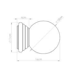 Kinkiet ZORI zielony IP44 (SL.1894) - Sollux Lighting