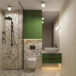 Kinkiet ZORI zielony IP44 (SL.1894) - Sollux Lighting