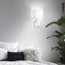 Klosz GEA Biały (GEA_PARALUME_BIANCO) - Ideal Lux