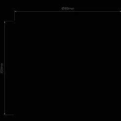 Klosz Nara Cone Glass - White (Opal) (5039005) - Astro Lighting