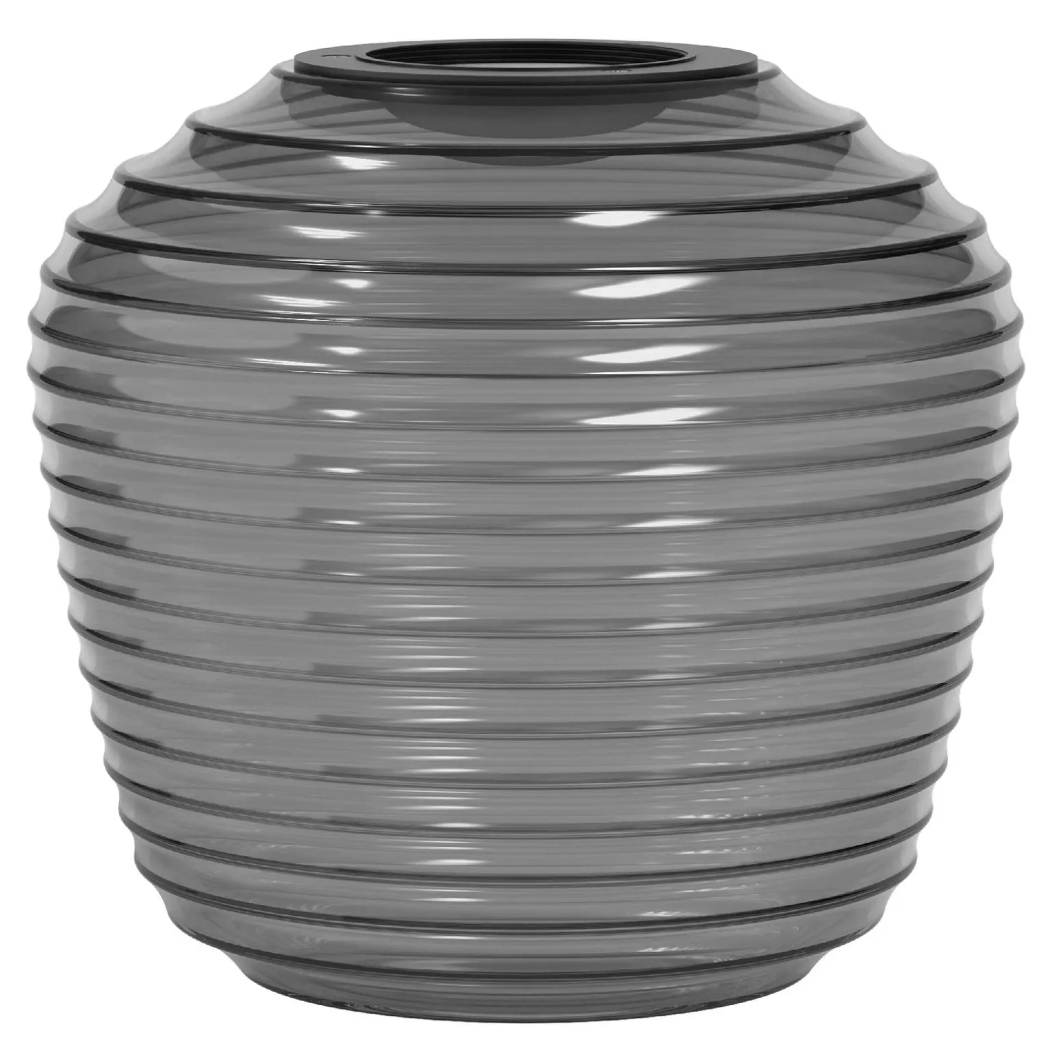 Klosz Nara Taper Ribbed Glass - Smoke (5039004) - Astro Lighting