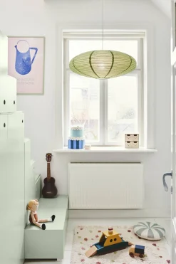 Klosz VILLO Nordlux 15 Papier Zakurzona zieleń