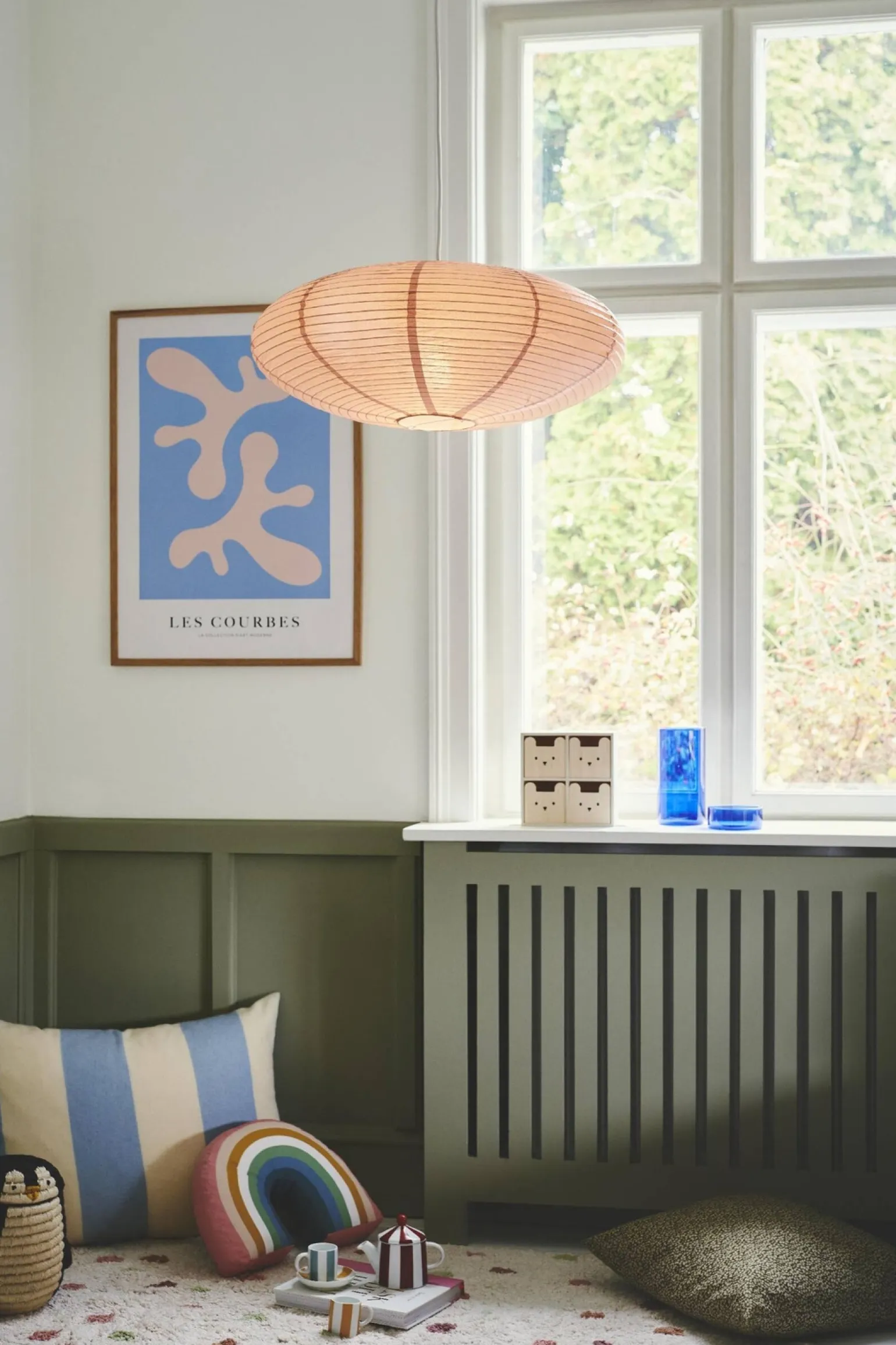 Klosz VILLO Nordlux 15 Papier Zakurzona róża