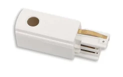 Końcówka zasilająca DOBAC TRACK lewa biała (MHT1-C/L-WH) - Maxlight