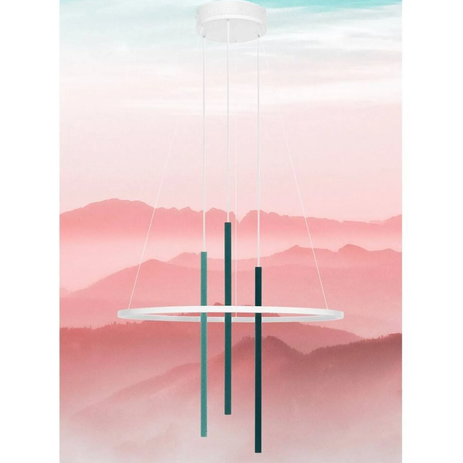 Kolorowa lampa wisząca Pablo (66500) - Ramko