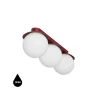 KUUL B burgundowa lampa sufitowa / plafon z podwyższoną szczelnością IP44 (KLB340S0) - Ummo