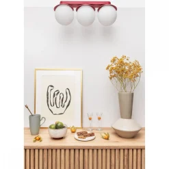 KUUL B burgundowa lampa sufitowa / plafon (KLB34000) - Ummo