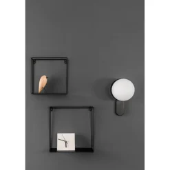 KUUL D czarna lampa ścienna / kinkiet z podwyższoną szczelnością IP44 (KLD120S0) - Ummo