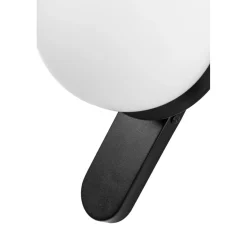 KUUL D czarna lampa ścienna / kinkiet z podwyższoną szczelnością IP44 (KLD120S0) - Ummo