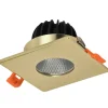 Kwadratowa lampa wpuszczana CLEAN S IP44 7W CCT SWITCH Złota (AZ5991) - Azzardo