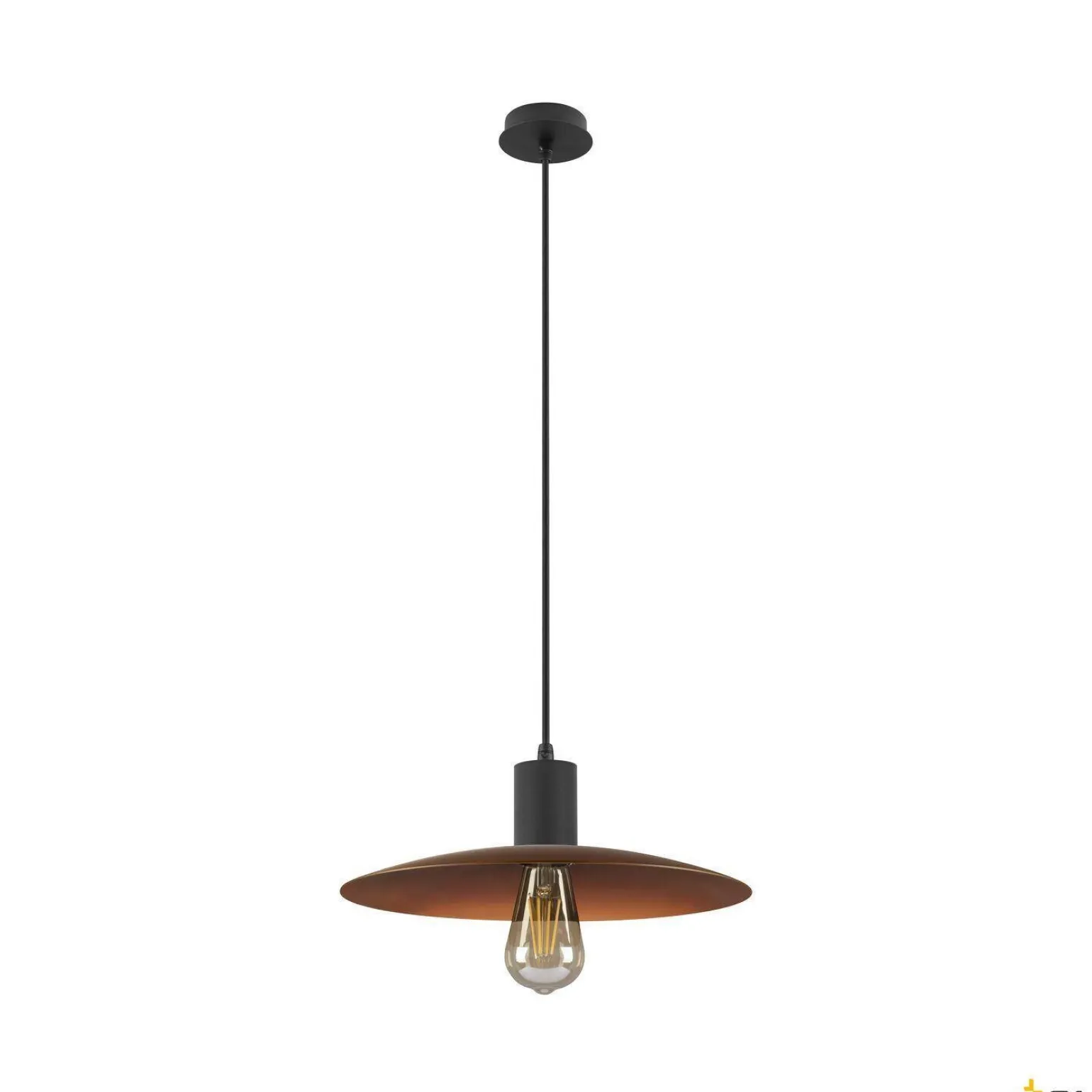 LALU®,Klosz, E27 Base, Mix& Match, wys.: 3,5 cm, brąz (1007660) - SLV