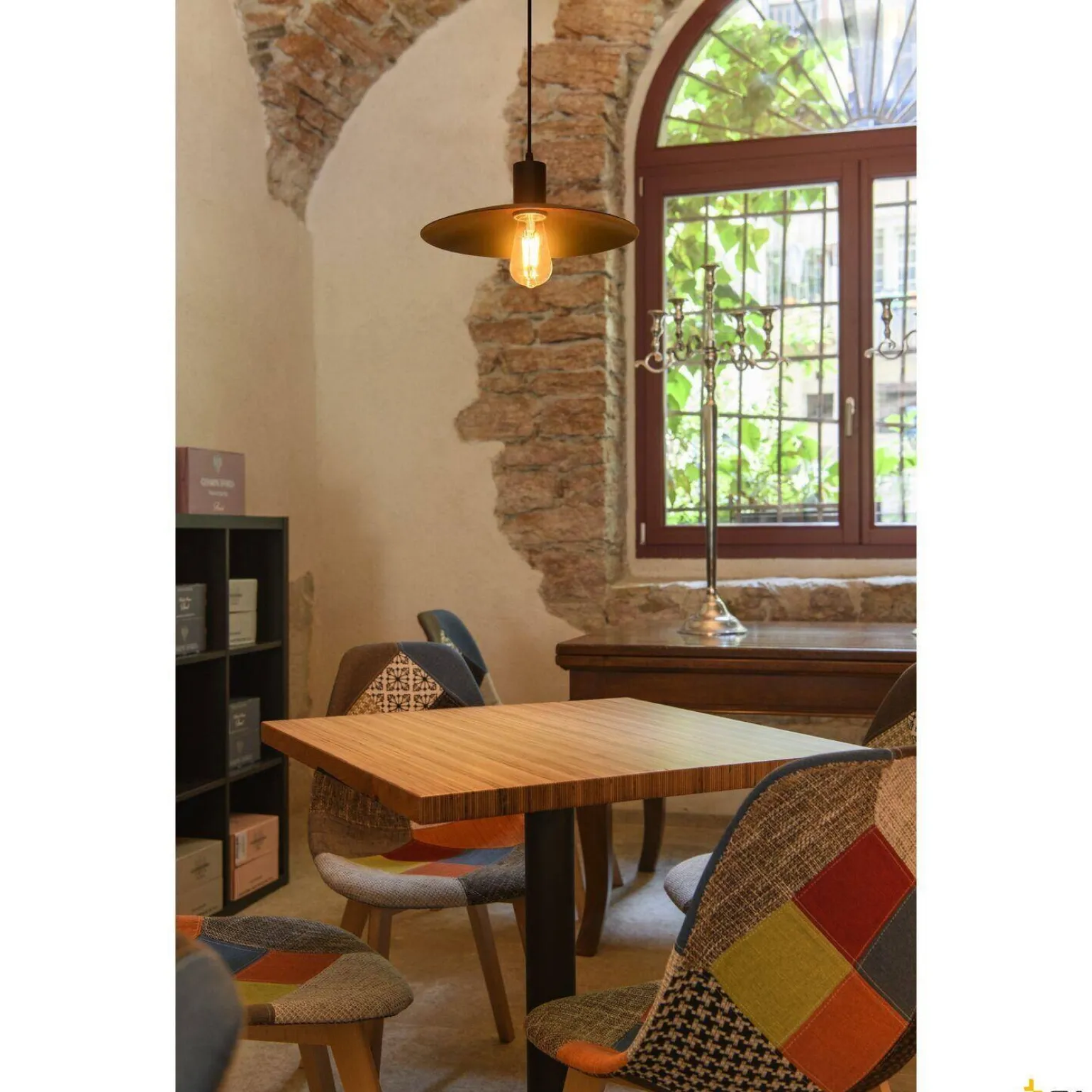 LALU®,Klosz, E27 Base, Mix& Match, wys.: 3,5 cm, brąz (1007660) - SLV