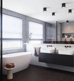 Lampa łazienkowa LANDON Nordlux LED Metal Czarny