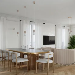 Lampa biurkowa HALO taupe (SL.1746) - Sollux Lighting