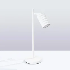 Lampa biurkowa KARBON biała (SL.1548) - Sollux Lighting