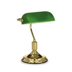 Lampa biurkowa LAWYER TL1 kol. mosiężny (013657) Ideal Lux