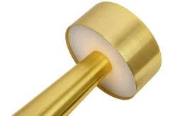 Lampa biurkowa LEE złota - wbudowana bateria, LED (LEE.GOLD) - King Home