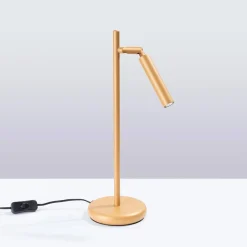 Lampa biurkowa PASTELO złota (SL.1470) - Sollux Lighting