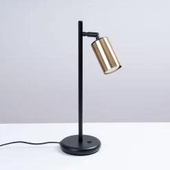 Lampa biurkowa WINX czarny/złoty (SL.1389) - Sollux Lighting