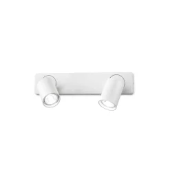 Lampa ścienna / Kinkiet RUDY Biały (RUDY_AP2_ROUND_BIANCO) - Ideal Lux