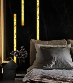 Lampa ścienna 6611 Marble Stone 607Y 28W 3000K 5 x 5 x 120 cm (Abigali-MWLS-6611-607Y)