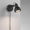 Lampa ścienna ASLAK Nordlux GU10 35W Metal Czarny