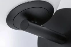 Lampa ścienna łazienkowa GOVE LED 5W 400lm 3000K IP44 230V czarny matowy / metal / szkło (PL71074) - PAULMANN