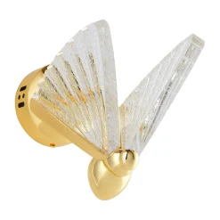 Lampa ścienna BEE LED złota 22 cm (ST-W0612-1B) - Step into Design