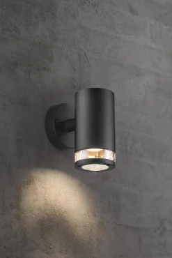 Lampa ścienna BIRK Nordlux GU10 28W Aluminium Czarny