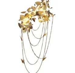 Lampa ścienna BLOSSOM złota 120 cm (ST-9957W) - Step into Design
