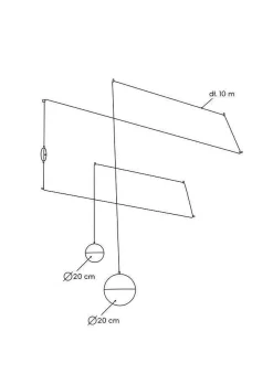 Lampa ścienna BOWL DUO czarna (MSE010100152) - Moosee