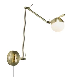 Lampa ścienna CONTINA Nordlux G9 5W Metal Mosiądz