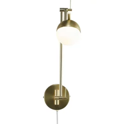 Lampa ścienna CONTINA Nordlux G9 5W Metal Mosiądz