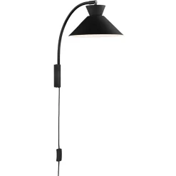 Lampa ścienna DIAL Nordlux E27 40W Metal Czarny