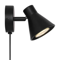 Lampa ścienna EIK Nordlux GU10 35W Metal Czarny