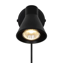Lampa ścienna EIK Nordlux GU10 35W Metal Czarny