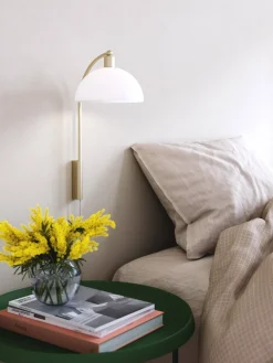 Lampa ścienna ELLEN Nordlux E14 40W Metal Mosiądz