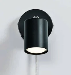 Lampa ścienna EXPLORE Nordlux GU10 7W Metal Czarny