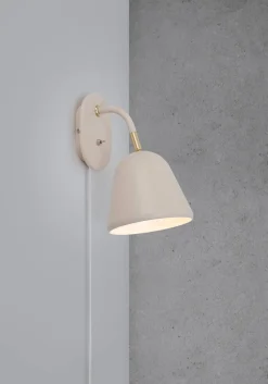 Lampa ścienna FLEUR Nordlux E14 15W Metal Beżowy