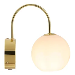 Lampa ścienna FRANCA Nordlux E14 40W Metal Mosiądz