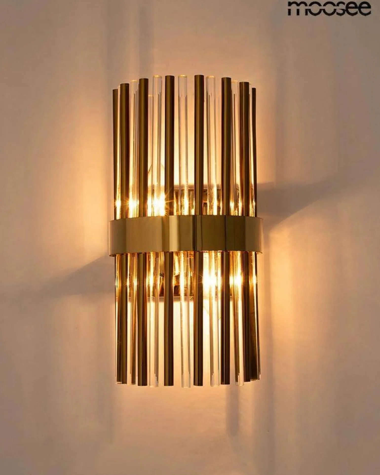 Lampa ścienna GARDA złota (MSE1501100336) - Moosee