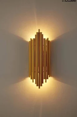 Lampa ścienna HARMONIC złota (MSE010100304) - Moosee