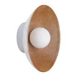 Lampa ścienna ILUSIONI beżowa 26 cm (ST-F059 COFFEE) - Step into Design