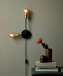 Lampa ścienna JOSEFINE Nordlux E27 25W Metal Czarny mat