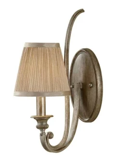Lampa ścienna, kinkiet ABBEY kol. SILVER SAND (FE/ABBEY1) - Feiss - Elstead Lighting