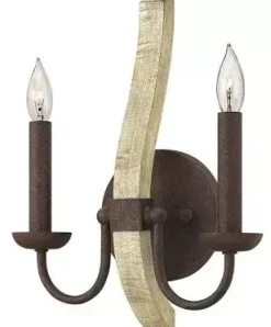 Lampa ścienna, kinkiet MIDDLEFIELD kol. RDZAWE ŻELAZO (HK/MIDDLEFIELD2) - Hinkley - Elstead Lighting