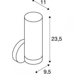 Lampa ścienna, kinkiet Wl 105 (1002228) - SLV